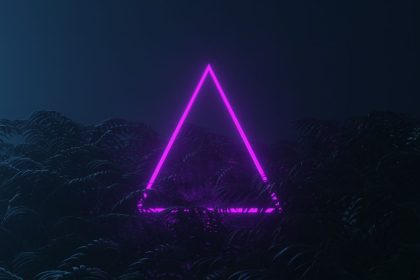 night dark moon visual art